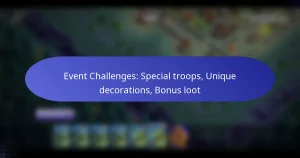 Read more about the article Event Challenges: Special troops, Unique decorations, Bonus loot