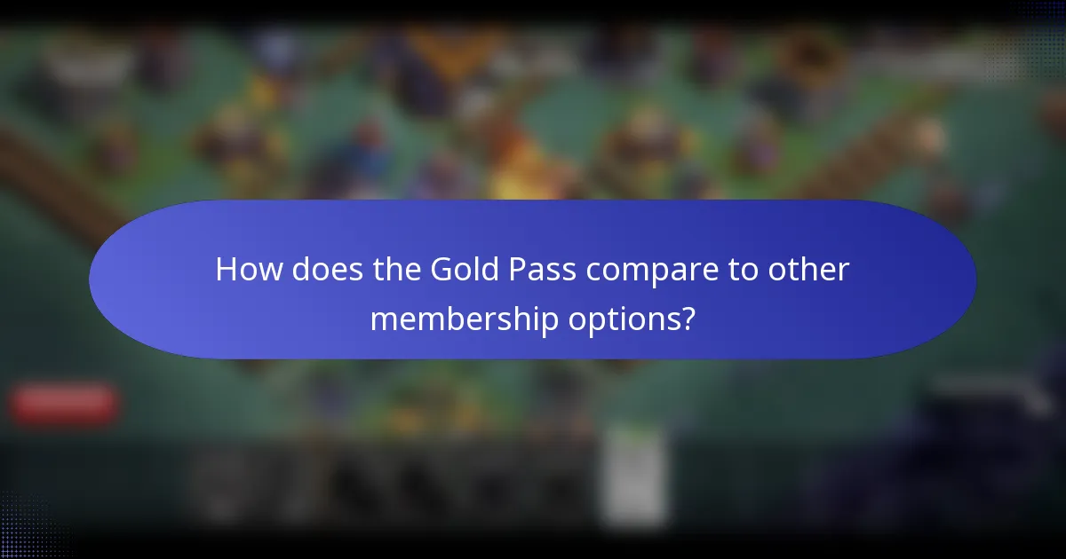 How does the Gold Pass compare to other membership options?