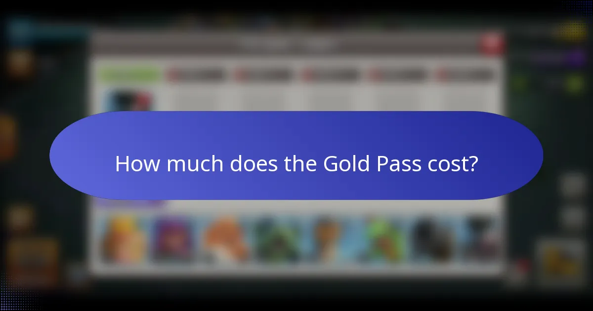 How much does the Gold Pass cost?