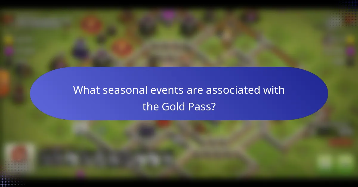 What seasonal events are associated with the Gold Pass?