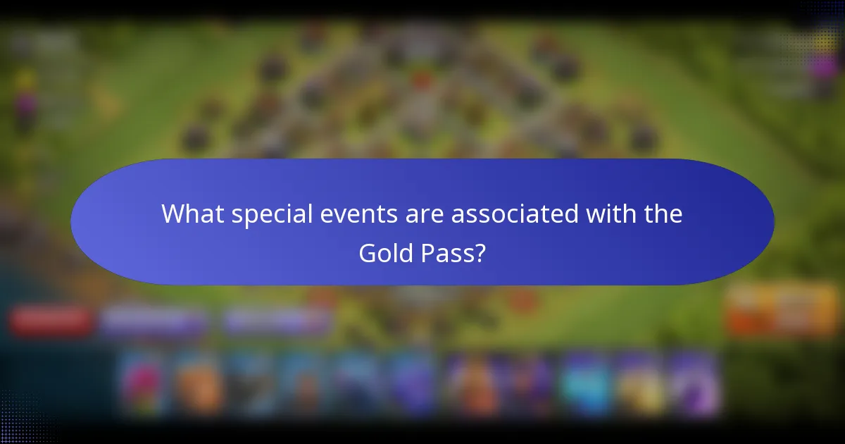What special events are associated with the Gold Pass?