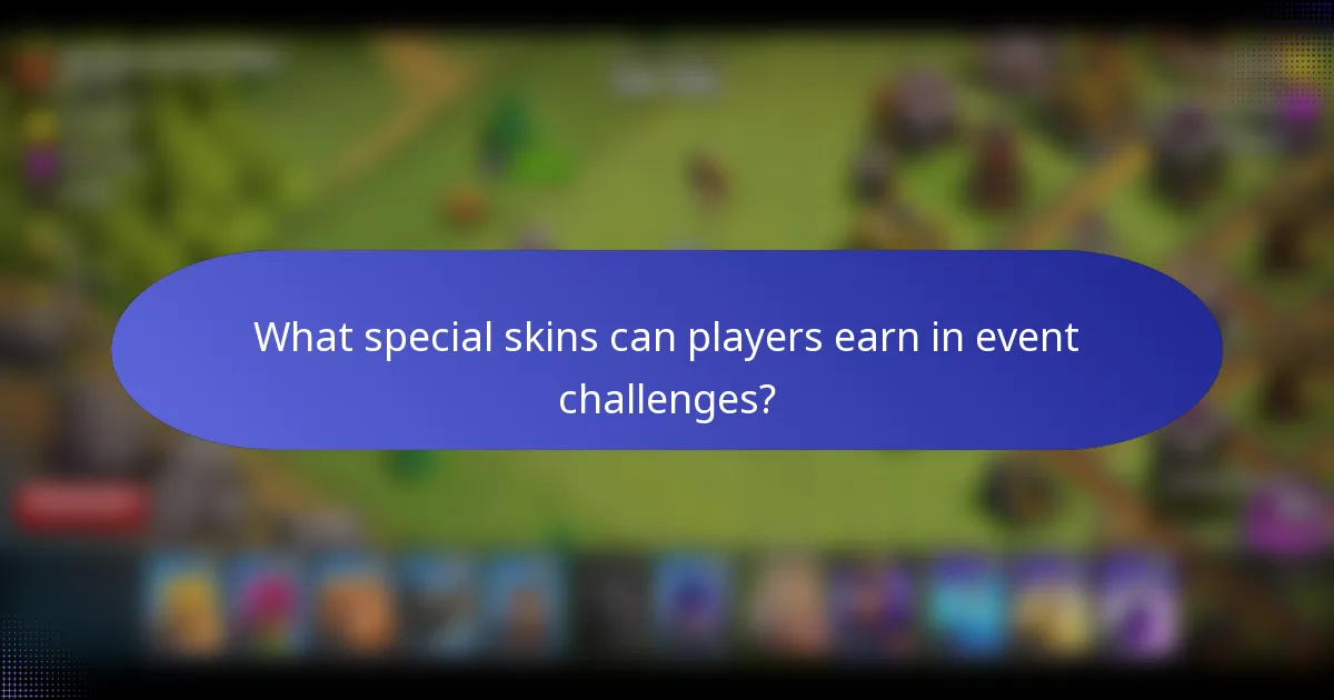 What special skins can players earn in event challenges?